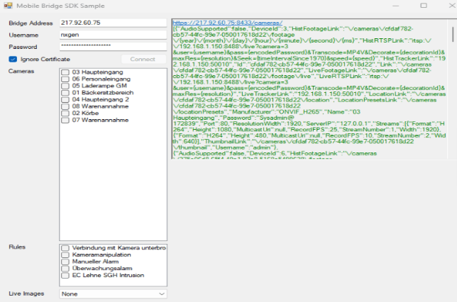 Senstar Events in GCXONE
